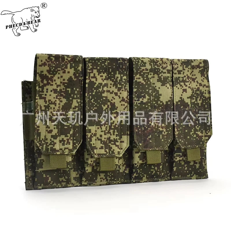 Russian Little Green EMR Camouflage Tactical Game Gear Accessories Magazine Pouch Waist Cover Accessory Bag Strap Helmet Cover