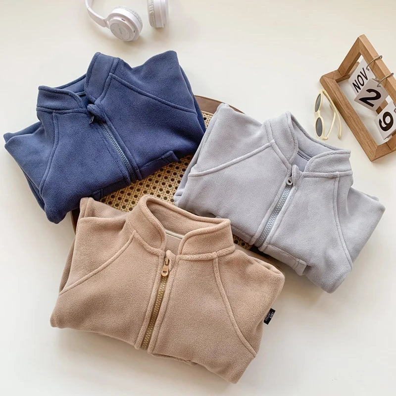 IYEAL Baby Boy Clothes Girl Rompers Newborn Infant Baby Clothing Soft Warm Fleece Jumpsuit Playsuit Autumn Toddler Outwear