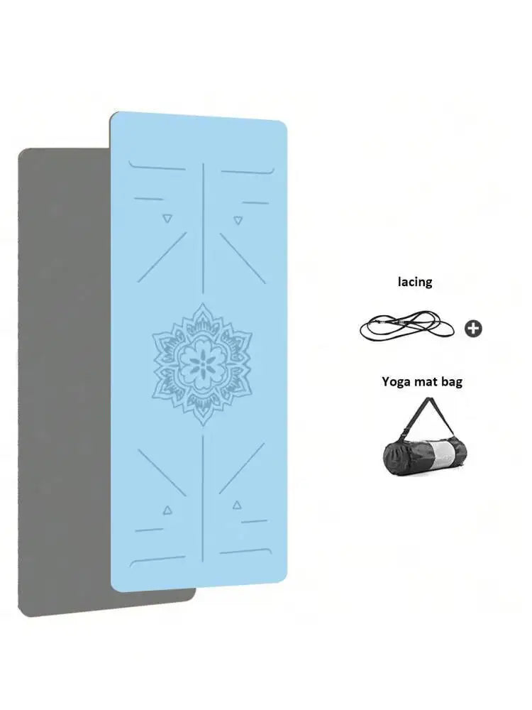 TPEgoyamat Non-slip, Pilates mat, environmentally friendly, Tear resistant thick yoga mat, suitable for family exercise mat,