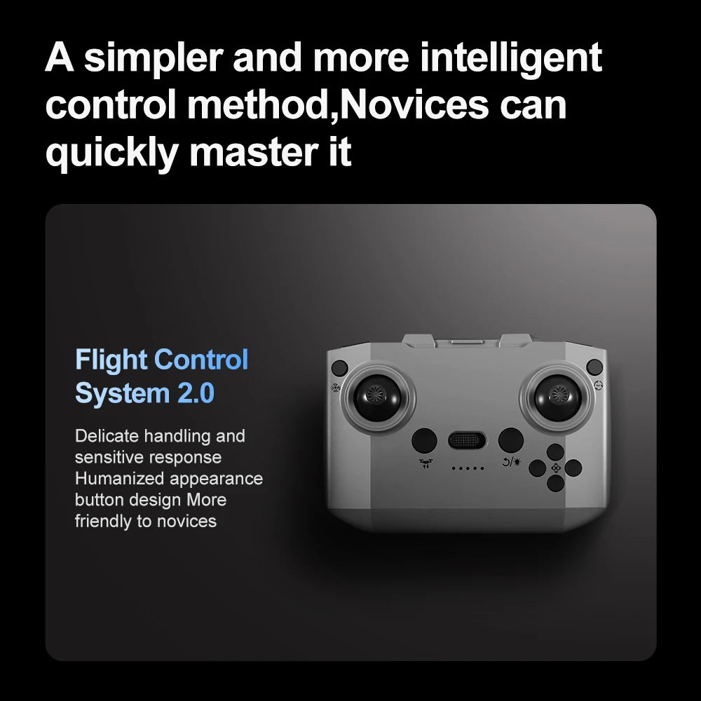 V66 Mini Drone With Camera 8K HD WiFi FPV Drone Obstacle avoidance Pocket Remote Control Helicopter Quadcopter Gift For Kids Toy