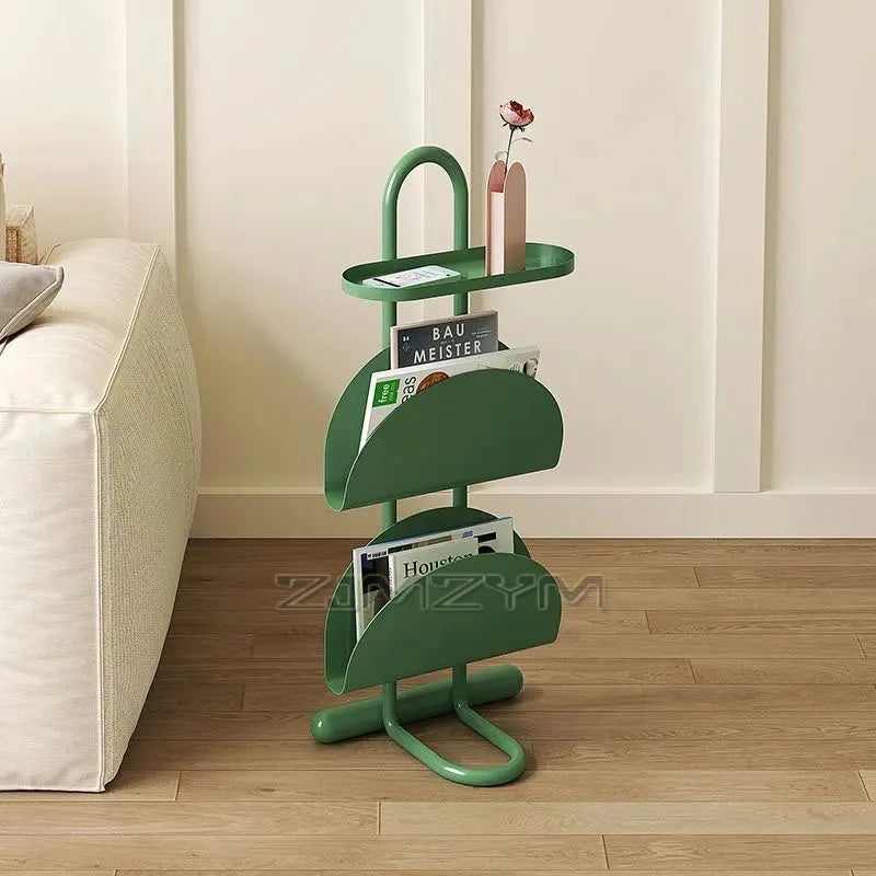 3-Tier Save Space Side Table Removable Sofa Side Cabine Living Room Balcony Coffee Table Magazine Bookcase Bedroom Bedside Shelf