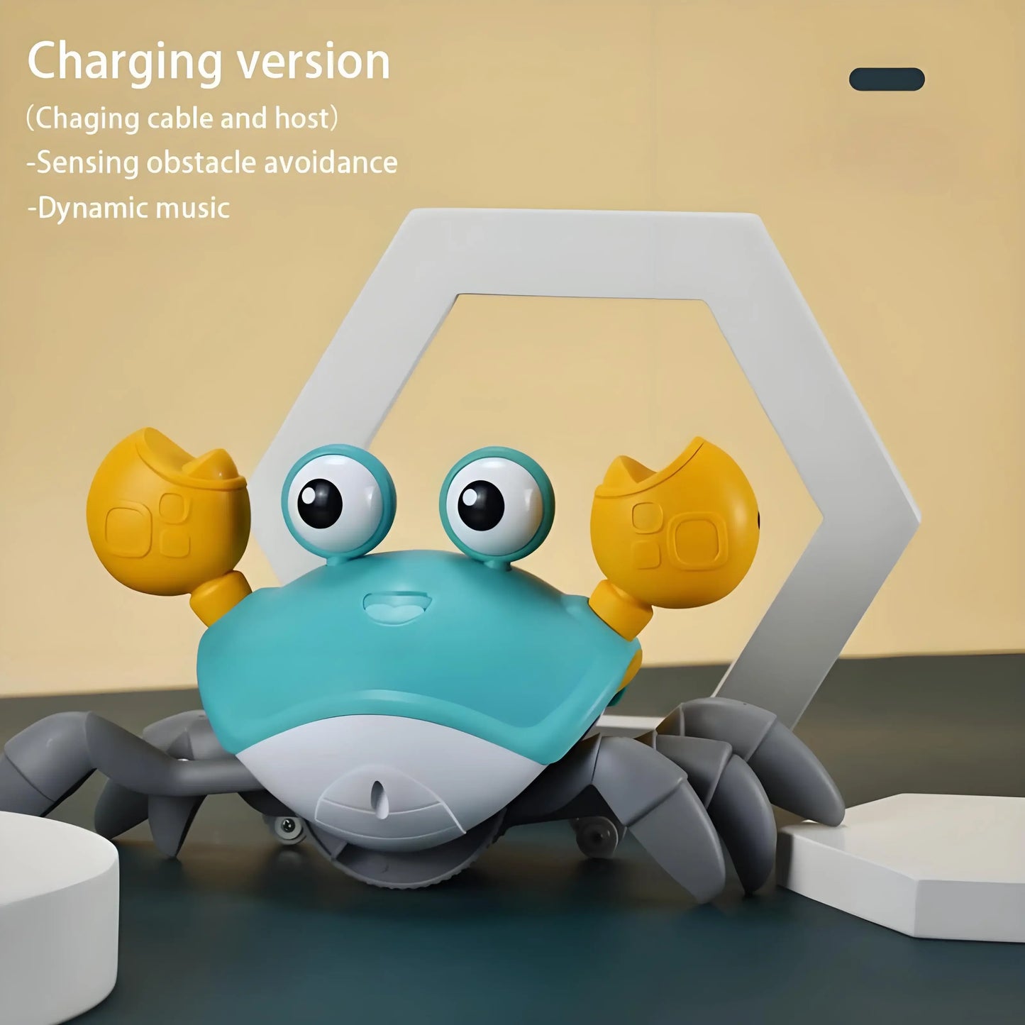 Dancing Crab Run Away Toy for Babies Crawling Interactive Escape Crabs kids electronic toys Birthday Christmas Gift No Battery