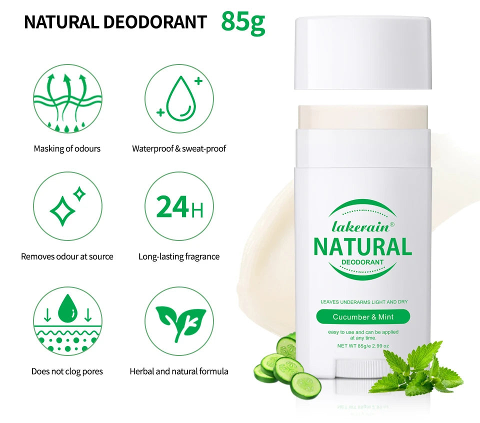 Solid Deodorant Stick Solid Perfume Balm Long-lasting Fresh Fragrance Deodorant Stick for Woman and Man Makeup