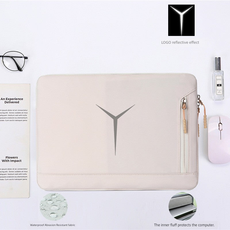 Gaming Notebook Applicable to Lenovo Saver R9000p Laptop Bag Liner Bag 2023 Y9000/7000x/K Waterproof Bubble Wrap Fleece-lined Protective Case 15.6-Inch Drop-Resistant