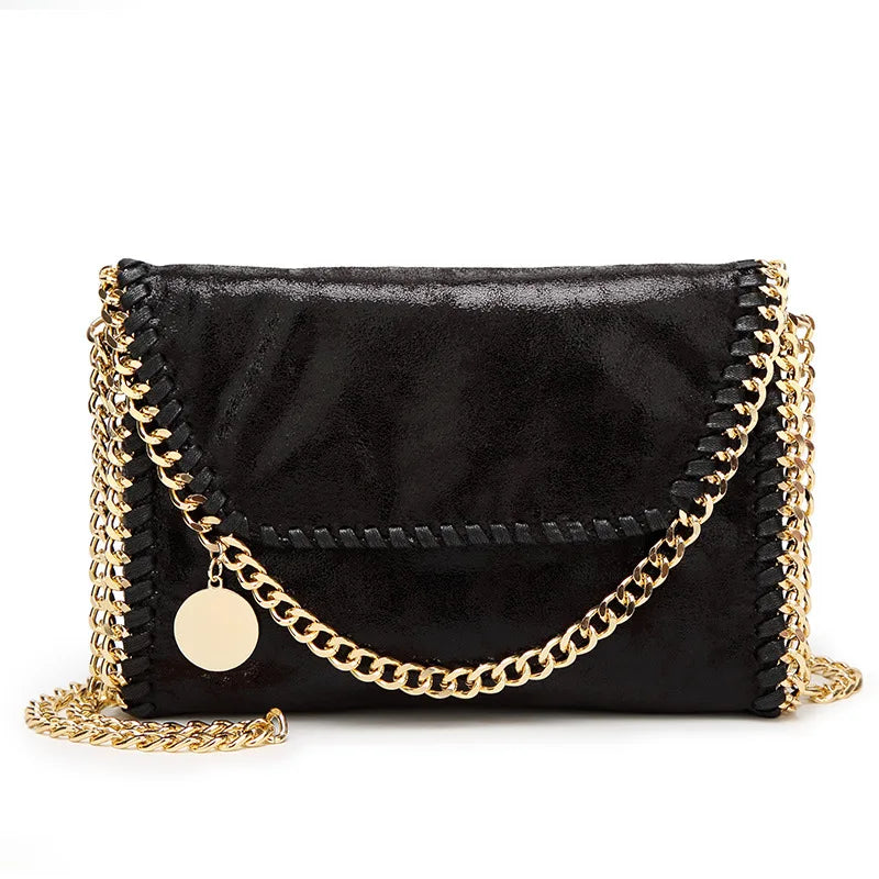 Luxury Chains Flap Crossbody Bags for Women 2023 Designer Square Shoulder Bag Mini Phone Handbags and Purses Clutch Tote Chic