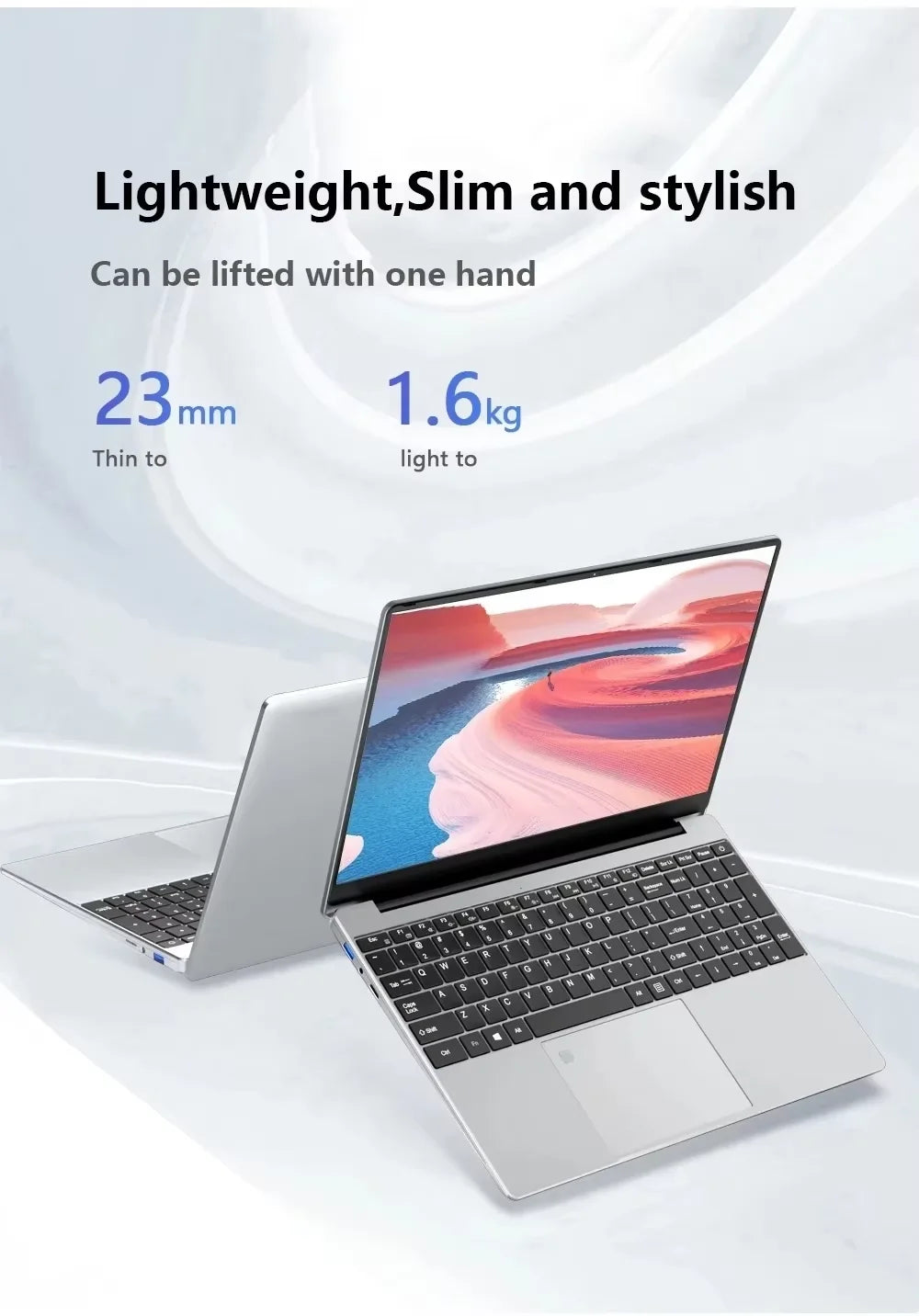 Laptop 15.6' Windows 11 16GB RAM 2TB SSD Intel I7-1165G7 Ultra Slim Notebook Gamer 1080P Display Office Study Computer PC