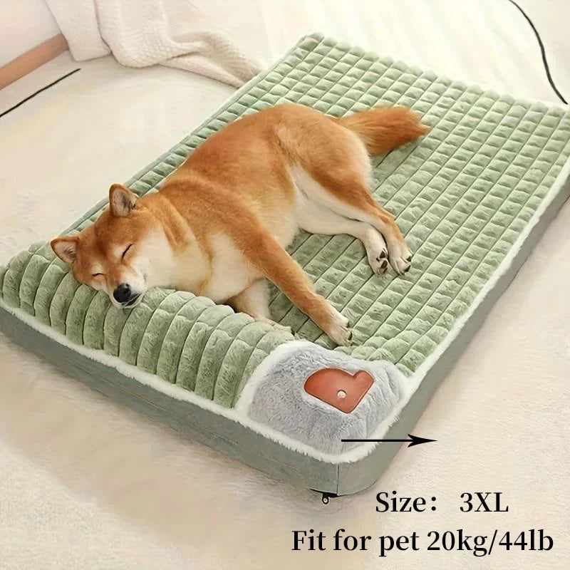 New Winter Warm Washable Removable Dog Bed Mat Pet Supplies Large Dog Bed, Cat Bed Pet Bed