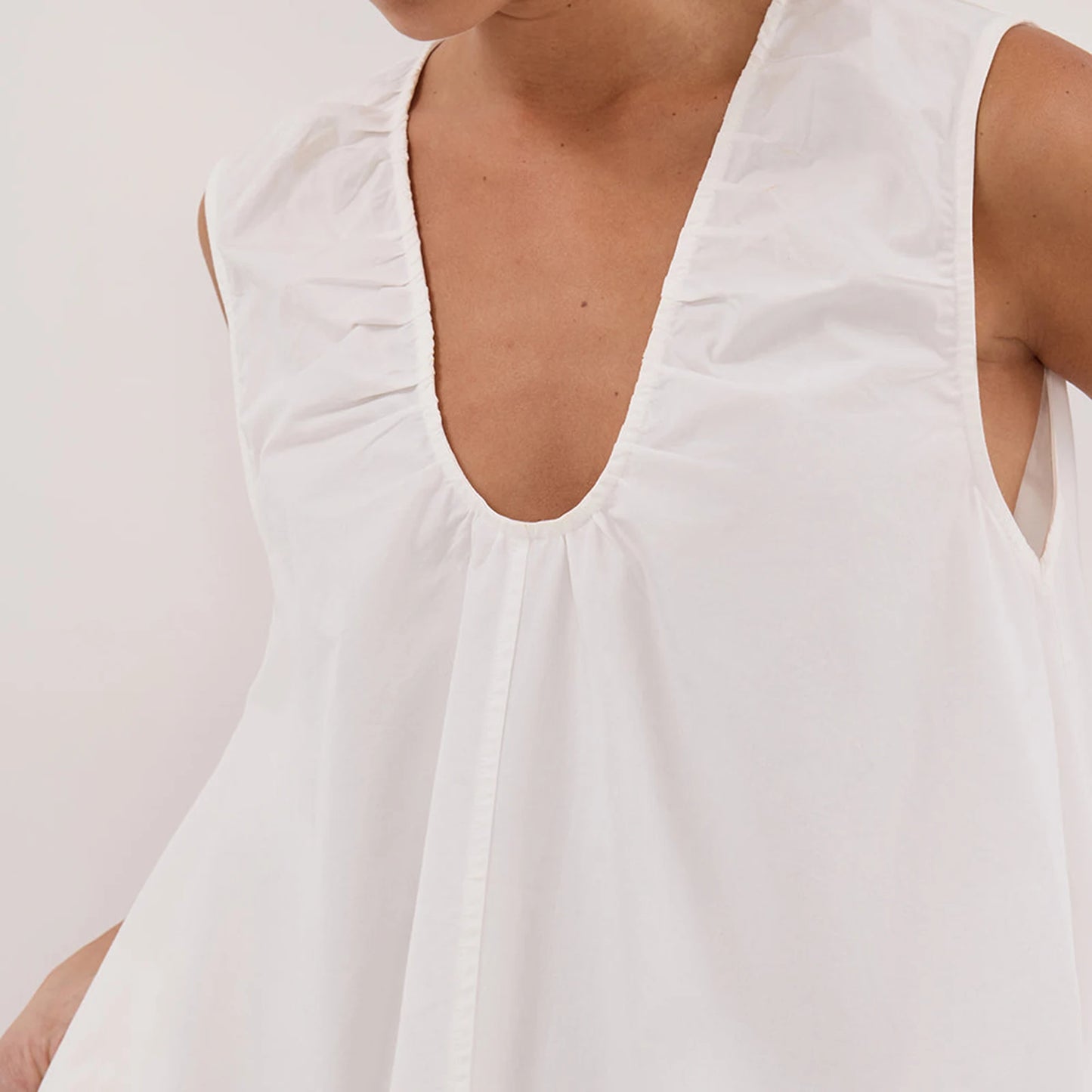New Fashion Womens V Neck Tank Dress Sleeveless Solid Color Loose Beach Dresses With Pocket Club Street Style Hot Sale S-XL