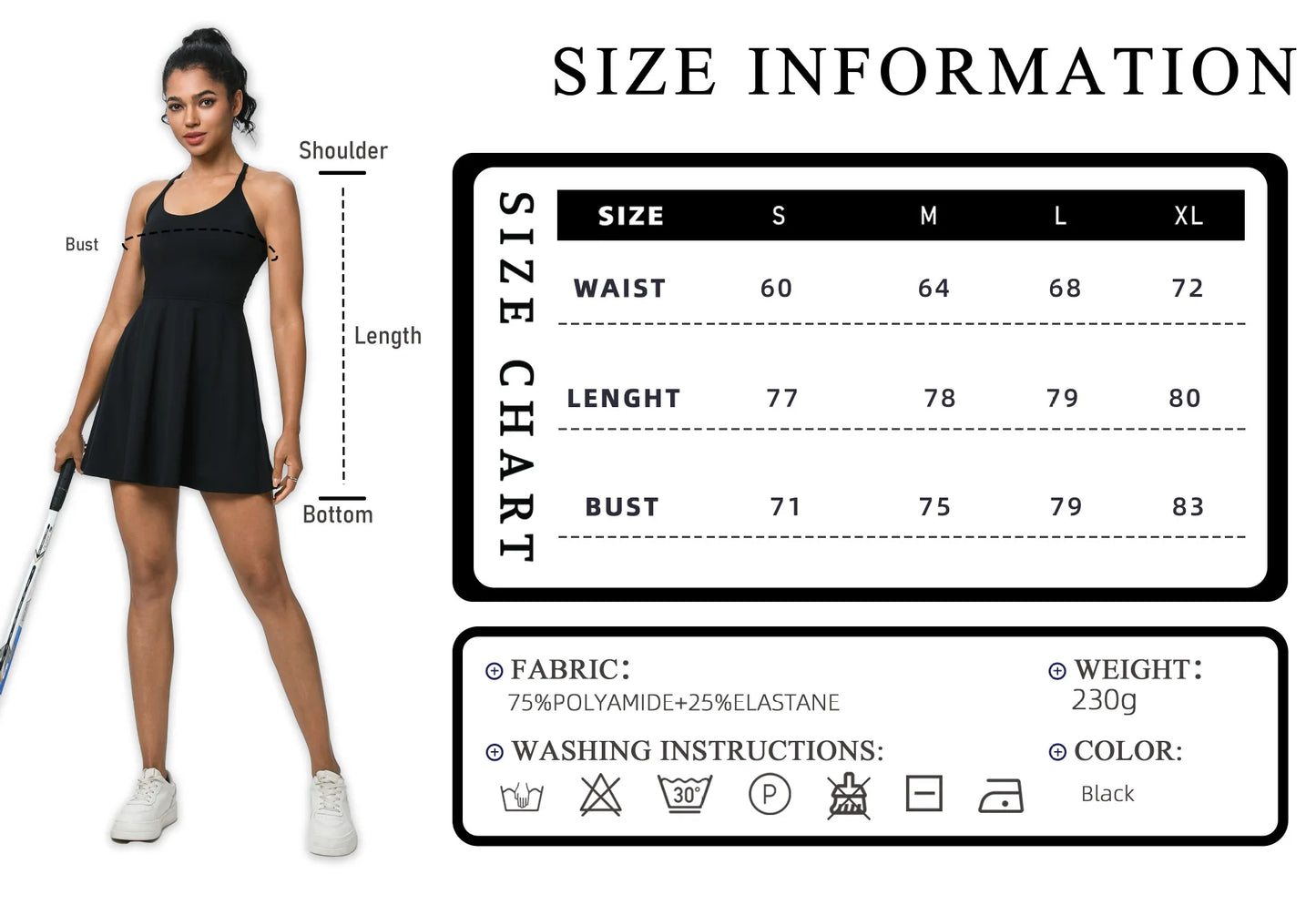 Summer Women Sexy Backless Tennis Dress Sleeveless A-lined Athletic Dress Built-in Bra & Shorts Ladies Elastic Workout Skirts