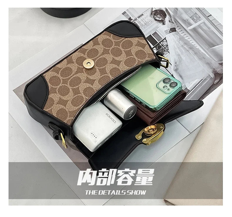 Graceful Retro Diaper Bag Women's Bag Airport Lounge Wait Exquisite Stylish Glamorous Timeless Versatile Practical Organized