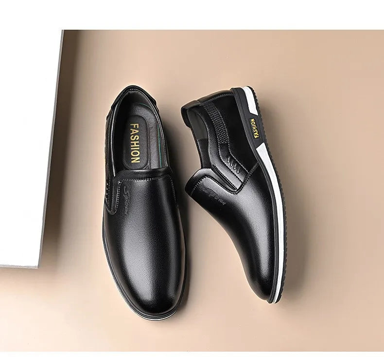 Luxury Men's Leather Shoes Comfortable Loafers Slip on Male Moccasins Non Slip Driving Shoes High Quality Men Shoes Plus Size