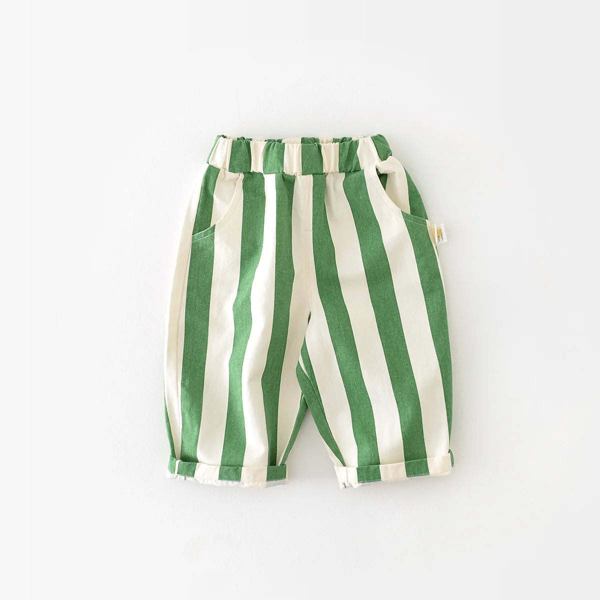 2025 Spring Striped Bliss for Babes Toddler Pants: Unleash Springtime Cuteness with Our New Arrival Kids Trousers