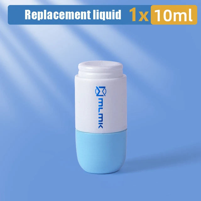 2 In 1 Thermal Paper Correction Solution & Parcel Box Opening Knife Home Office Identity Data Security Protection Liquid Eraser