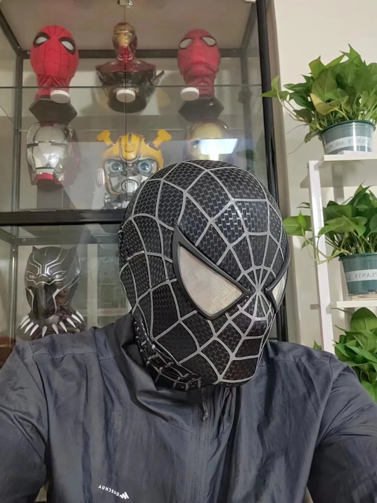 Hot Sale Marvel 1:1 Tobey Mask 3d Spider-Man Venom Helmet Lights With Mask Removable Lenses Mascara Cosplay Set Christmas Gift