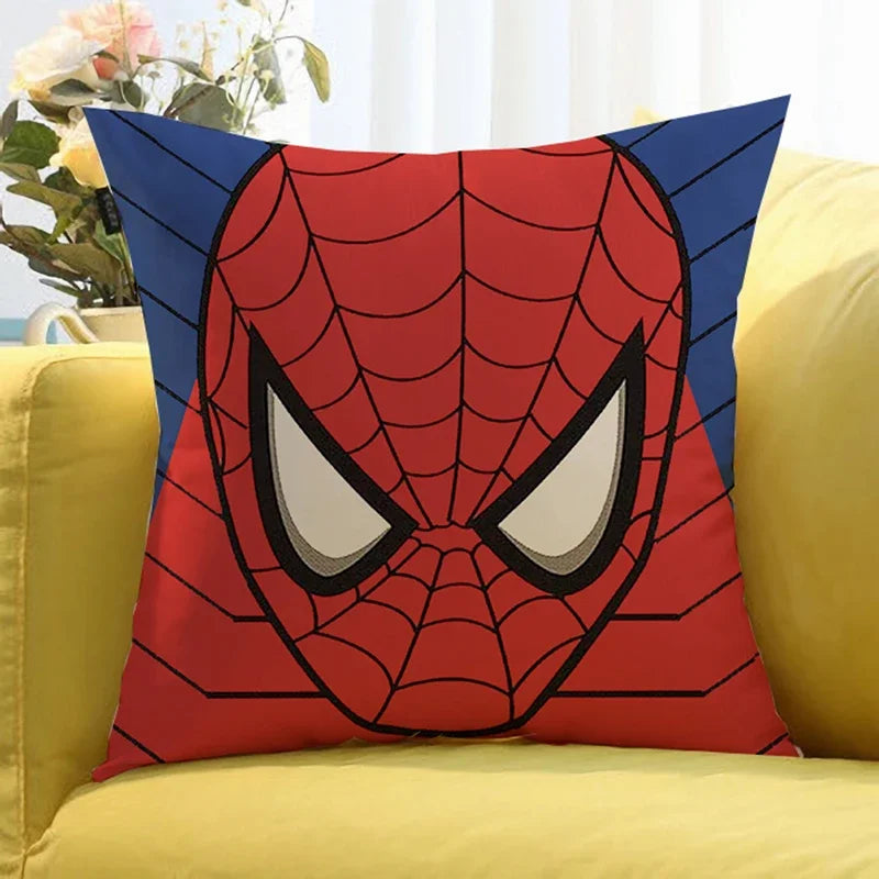 Marvels SpiderMans CM Pillowcase Pillowslip Plush Cartoon Anime Kids Birthday Cute Gifts Kawaii New Home Bedroom Decoration