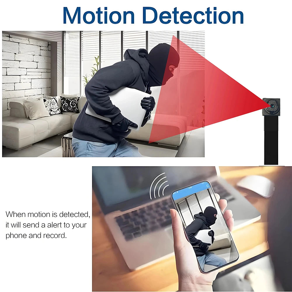 HD 1080P Mini Camera DIY Portable Wireless Module WiFi Camera Video Recorder Motion Detection P2P Camcorder Support Remote View