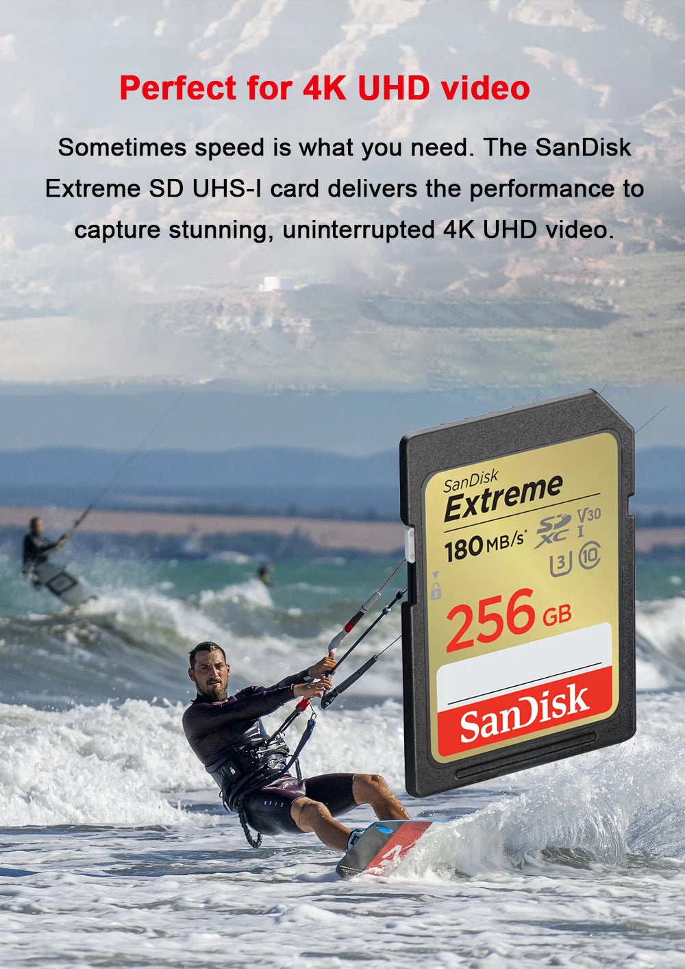 SanDisk Ultra/Extreme/Extreme PRO SD Card 256GB 128GB 64GB SDXC 32GB SDHC Memory Card C10 U1 U3 Carte SD Card  for Camera 4K UHD