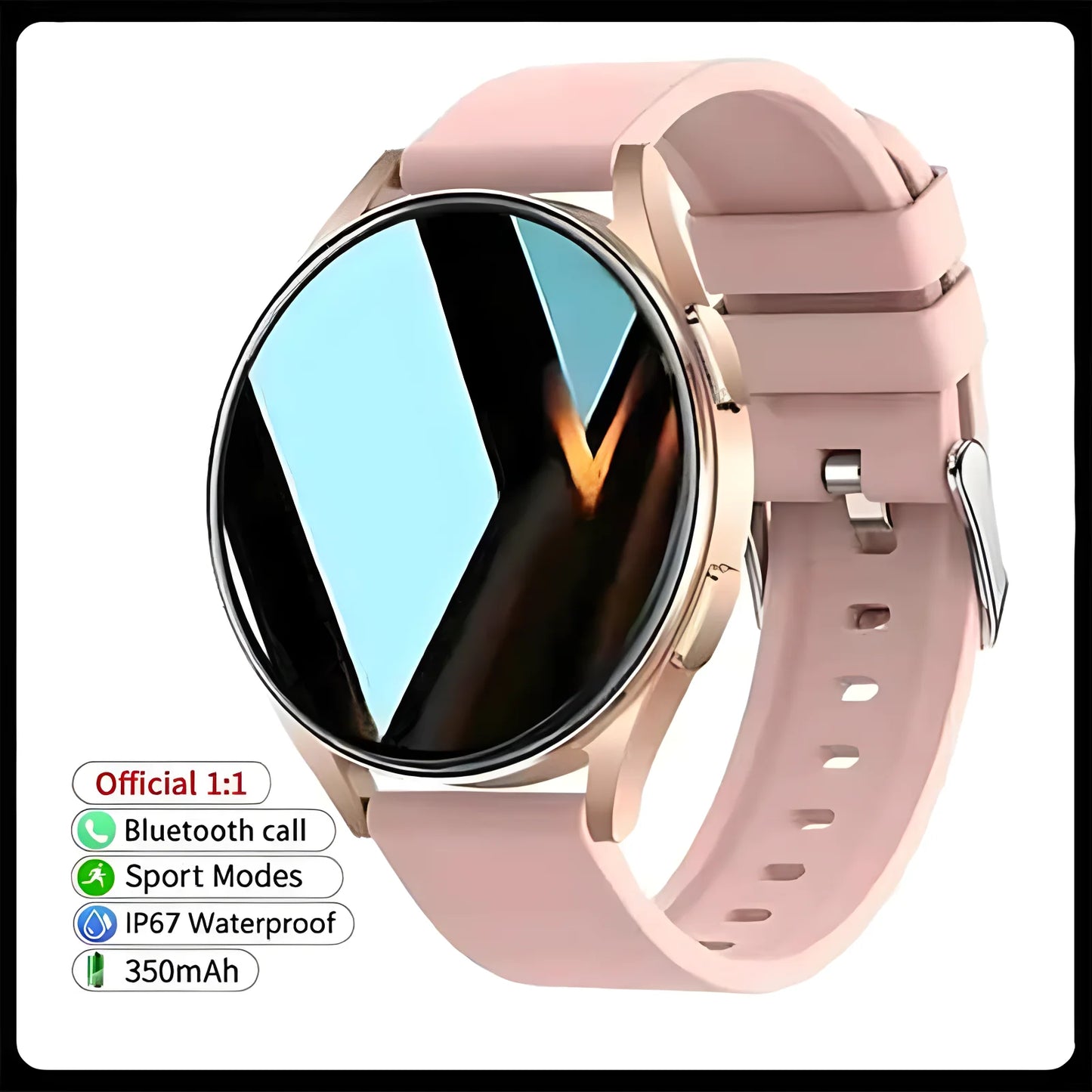 Bluetooth Call Smart Watch Pro 1.39-Inch Custom Dials Music Sports Men Women Watch 6 Health Monitor Smartwatch For Android IOS