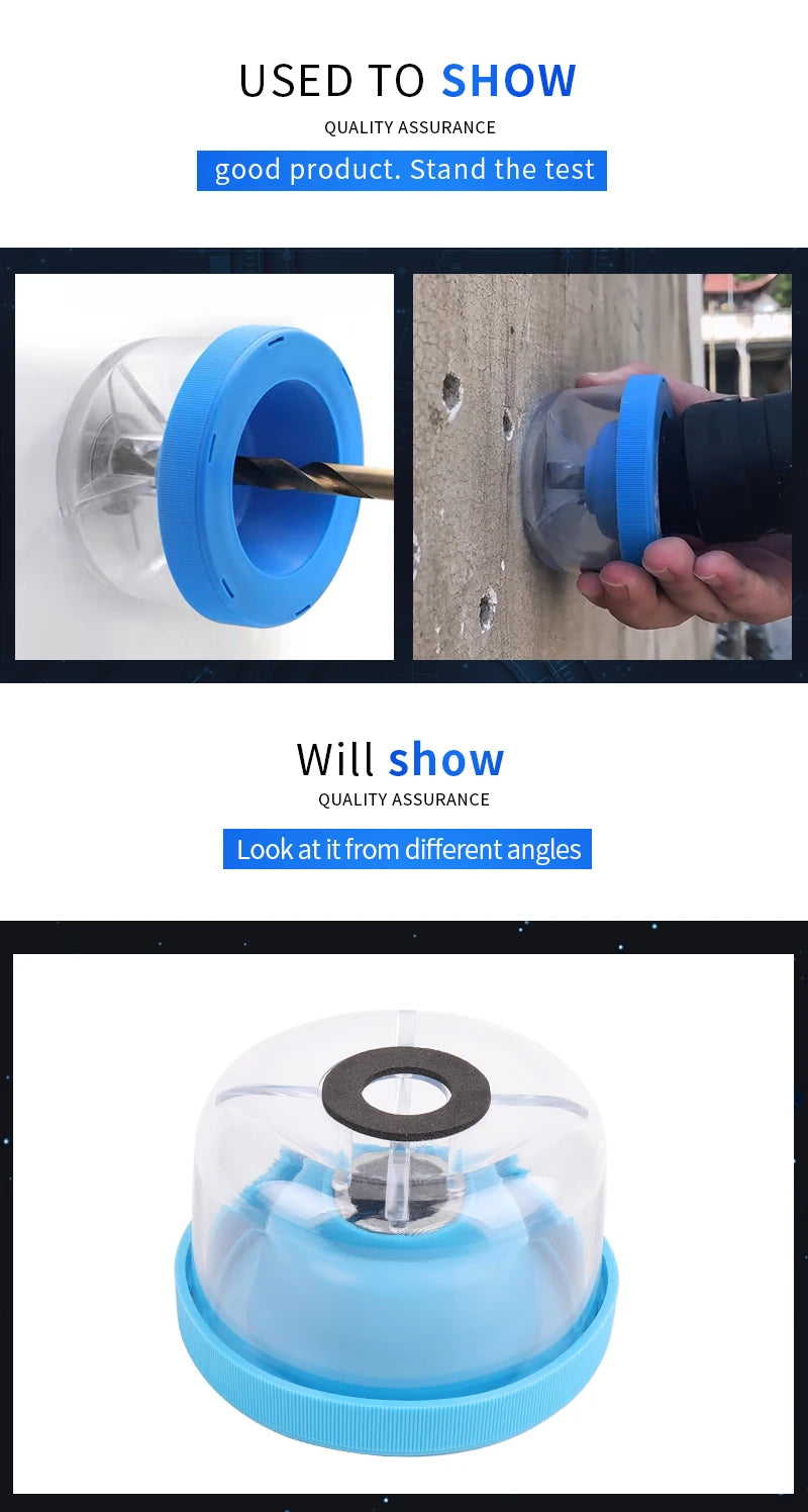 Power Tools Must Be Equipped with Accessories Drill Bits Dust Collector Covers Ash Collection Bowls Electric Household Tools