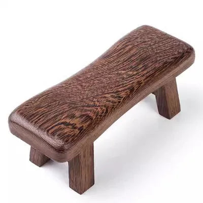 Chicken Wing Wooden Footstool, Cervical Vertebra Pillow, Solid Wood Footstool, Cool Red Rose Pear Hardwood, Multi-functional Sle