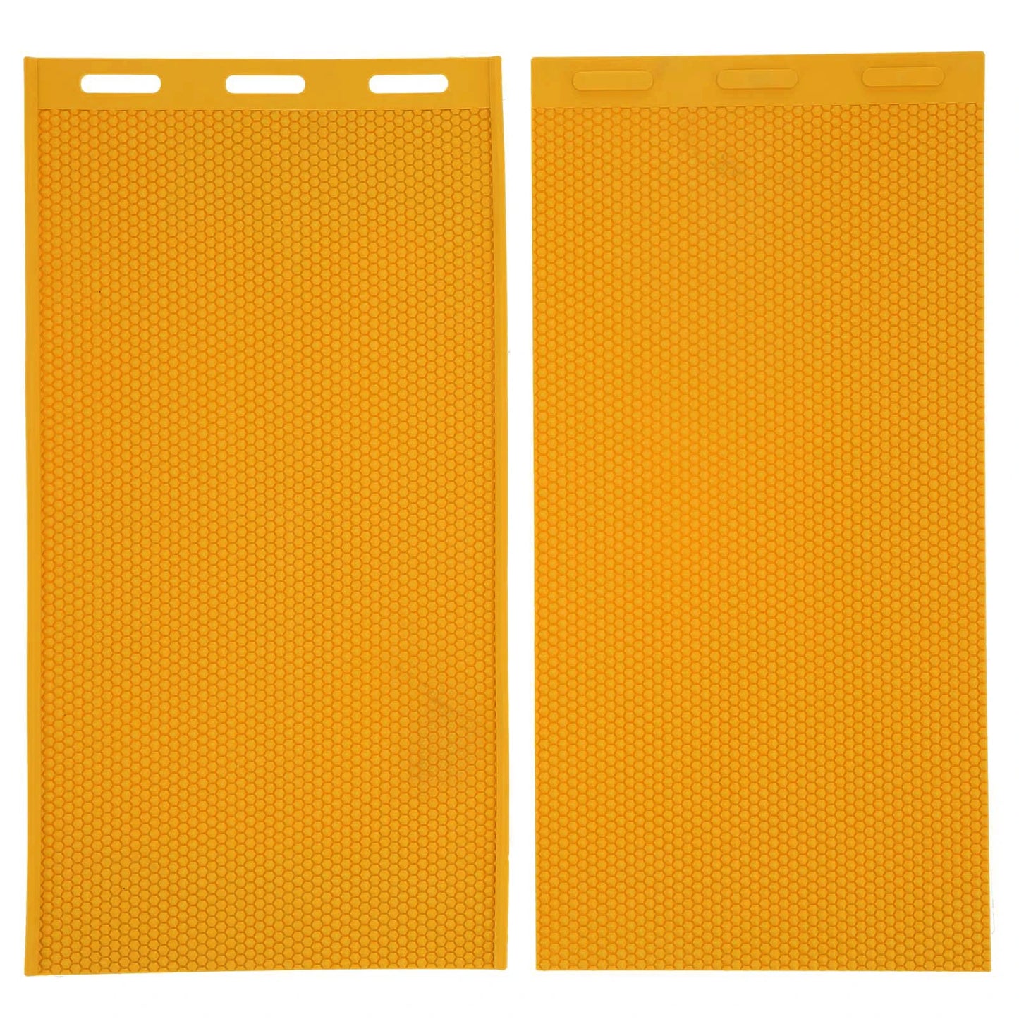 2PCS 5.4mm Beeswax Press Mold DIY Rubber Comb Foundation Sheet Beekeeping Accessory Yellow Beeswax Sheet Beeswax Press Embosser