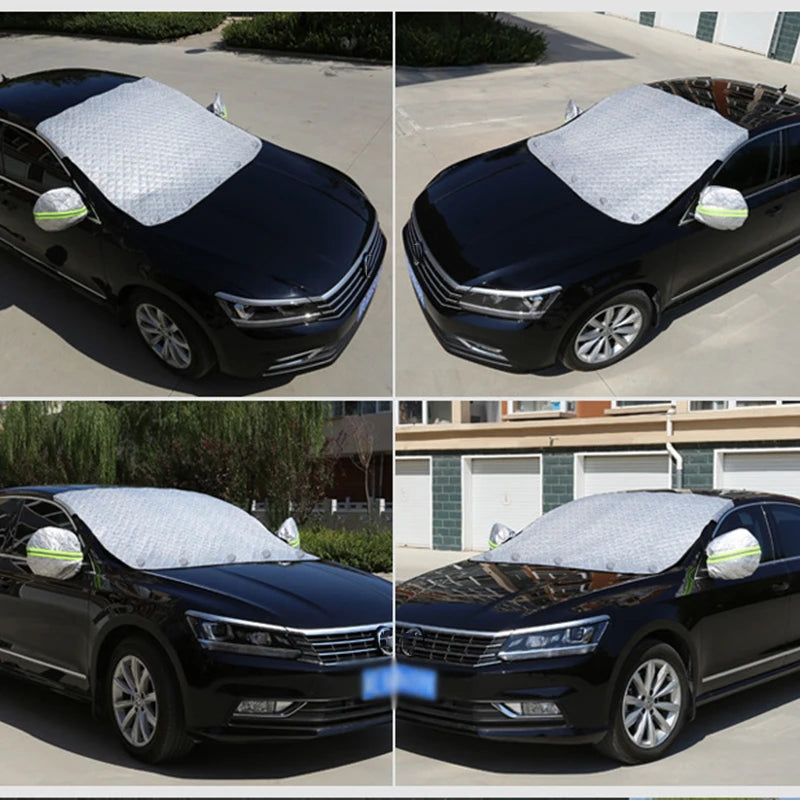Winter Car Snow Shield Shade Front Windshield Anti-frost Antifreeze Sunshade Cover Sun Shade Protector Auto Exterior Accessories