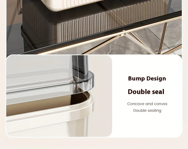 Smart Flip-Top Medicine Box - Visual Window Multi-Layer Pill Organizer with Handle