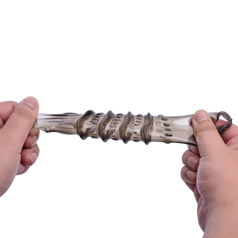 Sleeve For Penis Delay Loop Cock Sexitoys For Men Penian Rings Adult Supplies Delayed Ejaculation Linen Nozzle Cock Ring