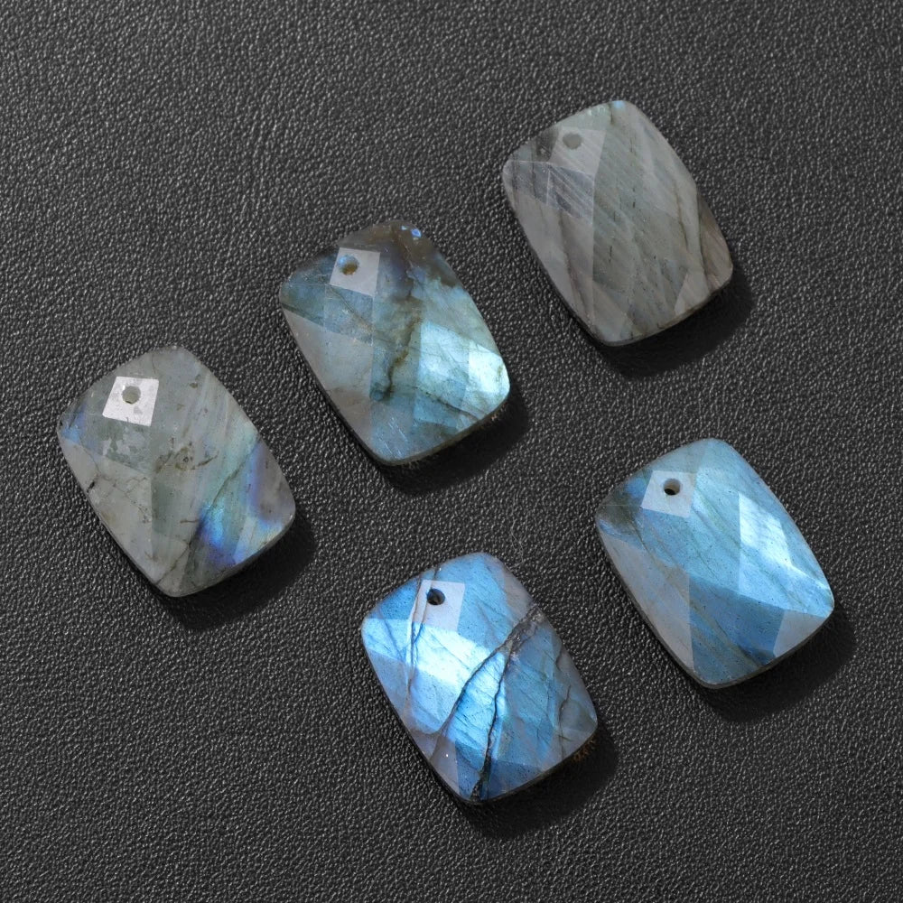 High Quality Natural Stone Labradorite Beads Charms Shiny Healing Gem Stone For Jewelry Making Necklace Earrings Accessries