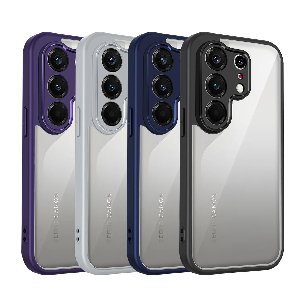 For Tecno Camon 50 Ultra Air Cushion Silicon Bumper Clear Matte Back Cover Hard Case Tecno Camon 50 Pro Coques Tecno Camon 50