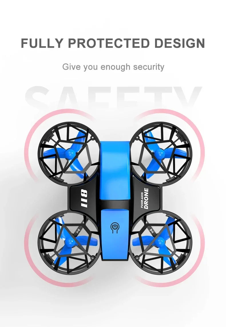 DWI Mini Drone 4k Profession HD Wide Angle Camera 1080P WiFi FPV Drone Camera Height Keep Drones Camera Helicopter Toys Gifts