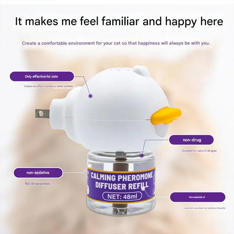 Cat and Dog Pheromone Diffusion 4-in-1 Pet Set Electric Heating Pheromone Odorless Pheromone Relieves Pet Emotional Stress