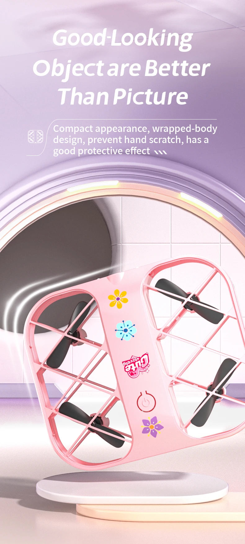 Mini Drone With 4k Professional Camera Air Hover 360° Roll Wide-Angle Camera Portable Long Life Remote Control Helicopter Toy