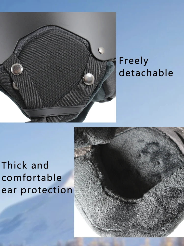 SMITH DRIFT Ski helmet overall molded ABS+PC+EPS high-quality ski helmet, outdoor sports, snowboard and skateboard safety helmet