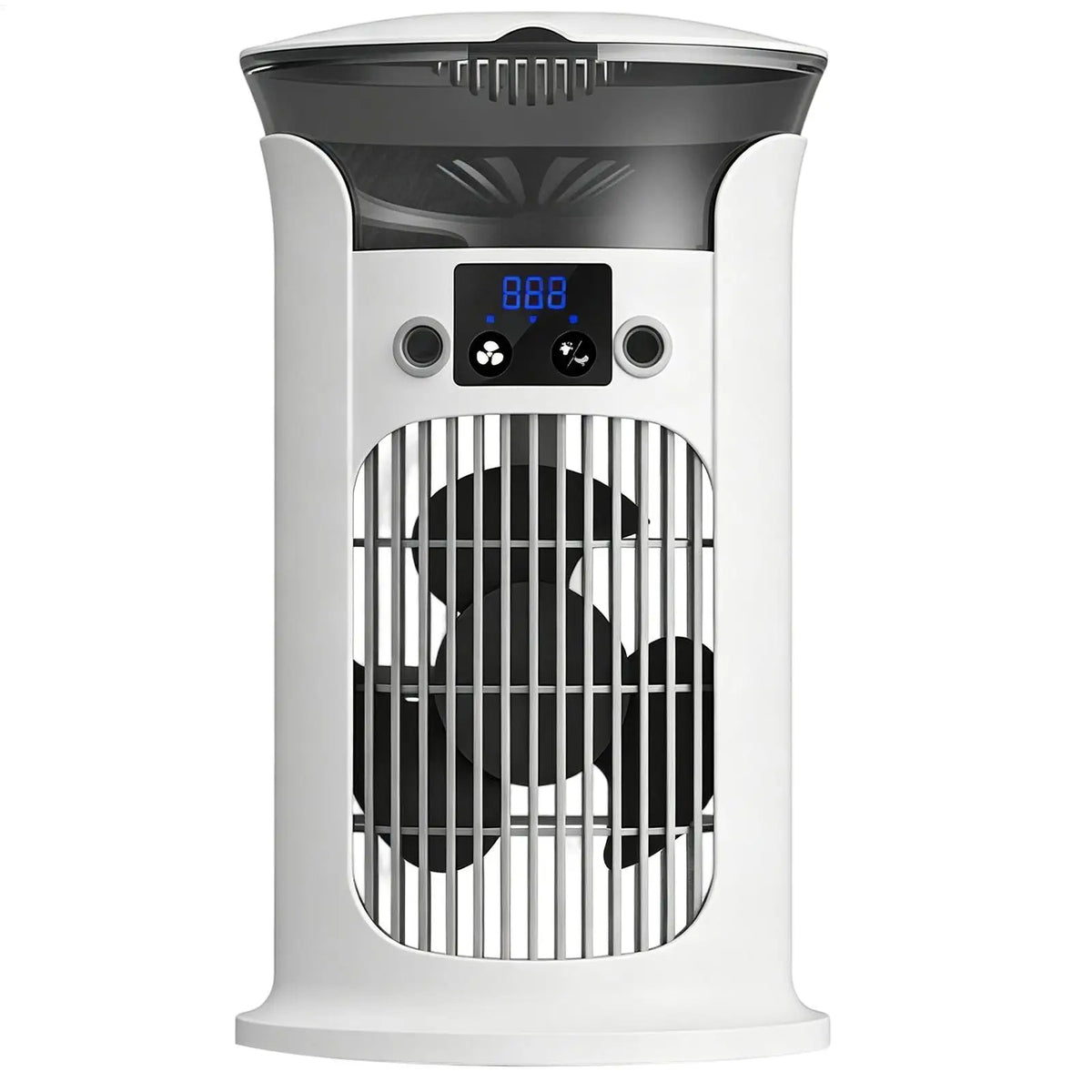 Bedroom Fans Adjustable Portable with Light Personal Tower Fans Standing Desk Fan for Home Living Room Indoor Bedside Office