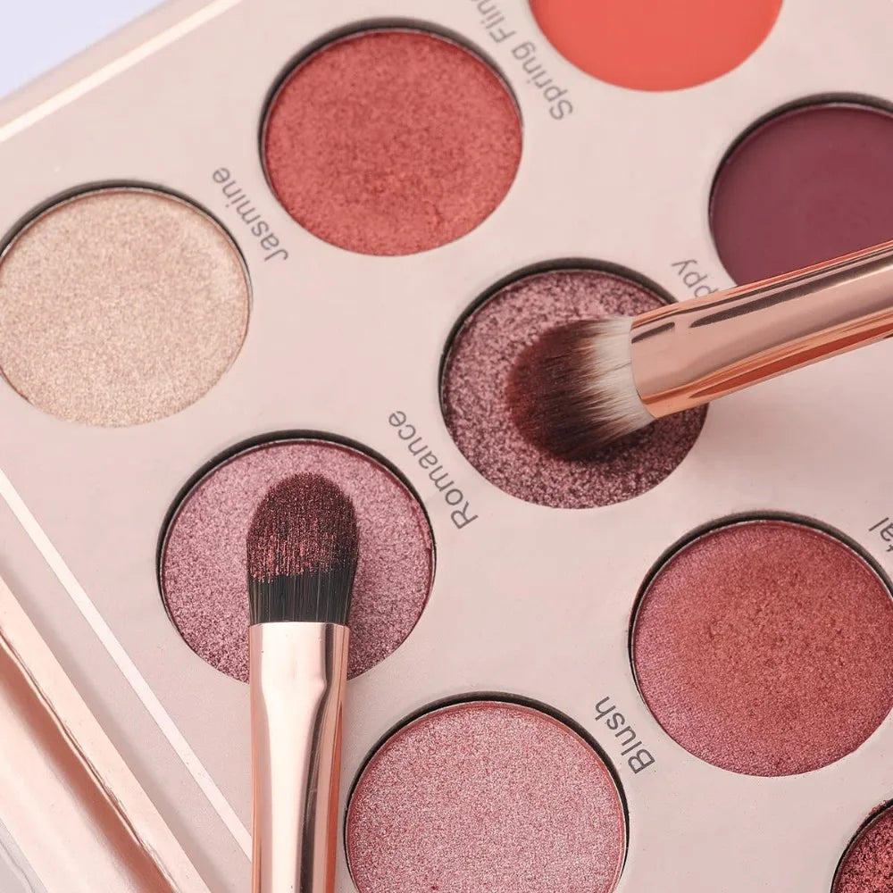 Eye Makeup Brush Set, 6 Pcs Professional Blending Eyeshadow Makeup Brushes for Concealer Eyebrows Eyeliner, Soft Hairs & Wood Ha