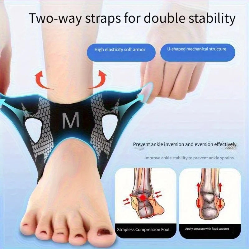 1-10pcs S/M/L  Adjustable Elastic Ankle Wrap Breathable Thin Heel Support Sports Compression for Running  Sprain Prevention