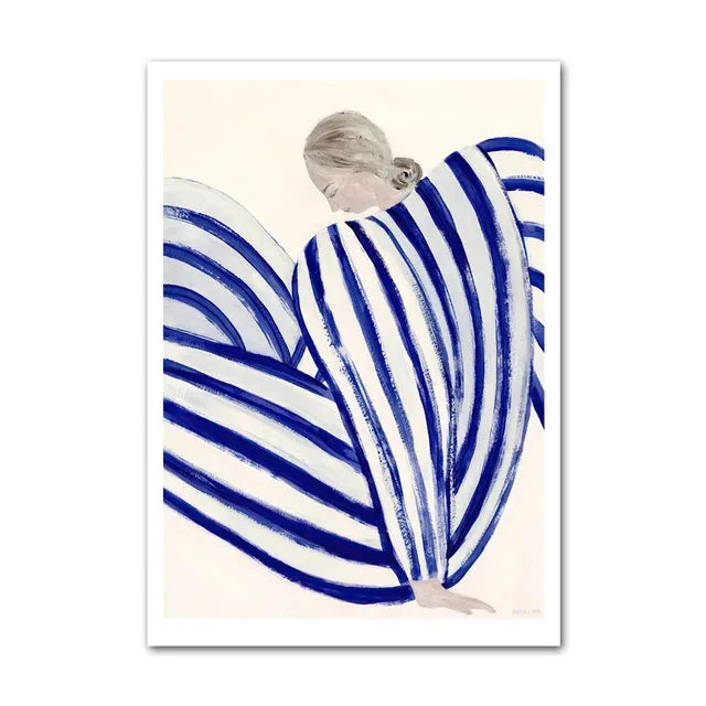 Abstract Minimalism Lemon Vase Geometric Wall Art Posters Prints Nordic Canvas Painting Wall Pictures for Living Home Decor