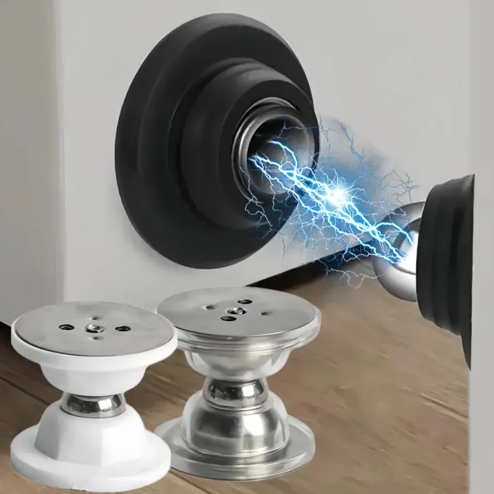 Silicone Non Perforated Door Suction Strong Magnetic Door Stopper Silent Anti-collision Door Stopper  for Home Holder Hardware