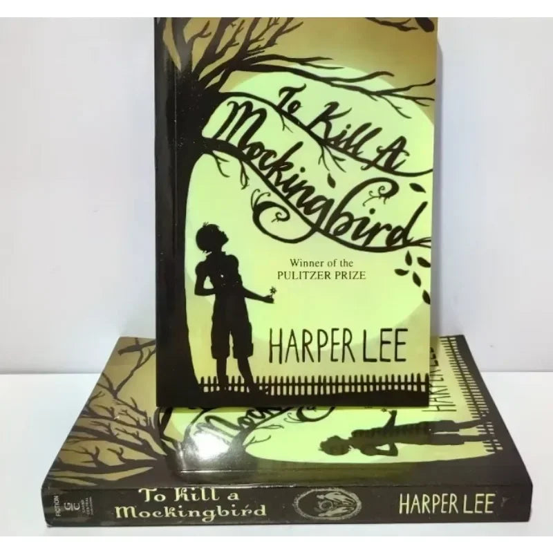 To Kill A Mockingbird Book Cover Locket Necklace & Keyring Bronze and Silver Tone Jewelry