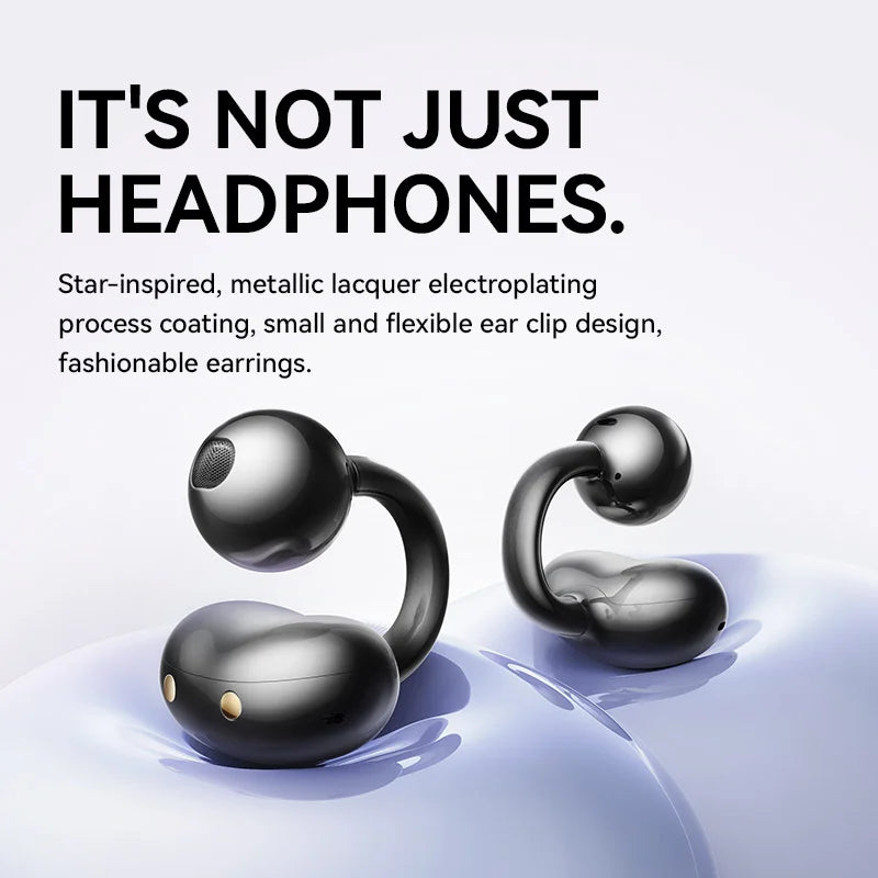 Sanag S6S AI Earphone Open Ear Earphone FreeClip 3D Stereo Sound Bluetooth 5.3 OWS Sport Headphones IPX4 Waterproof