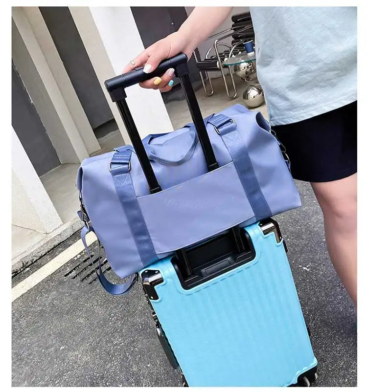Large Travel Bag Women Tote Bag Handbag Waterproof Shoulder Bag Weekend Sports Gym Bag Female Personalized Custom Logo Pattern