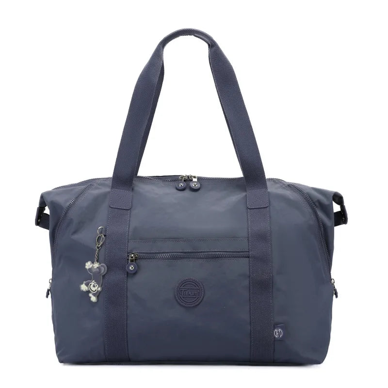 Women Lightweight Large-Capacity Travel Bag Handbags Female Nylon Shoulder Beach Bag Girl Top-handle Casual Tote Purse