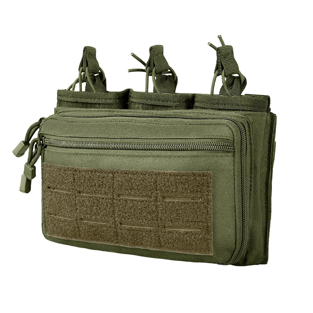 Molle Magazine Pouch Triple Mag Bag Rifle Mag Admin Pouch EDC Bag Universal Cartridge Holder Hunting Bag for M4 M14 M16 AK AR