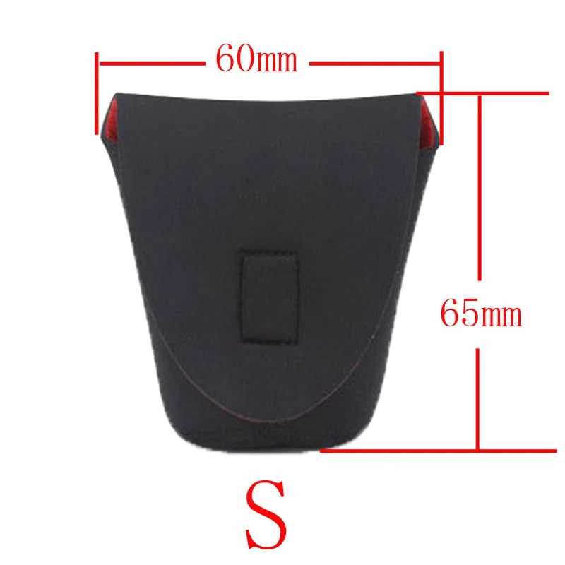 1pcs S M L XL XXL Neoprene waterproof Soft Camera Lens Pouch bag Case Size