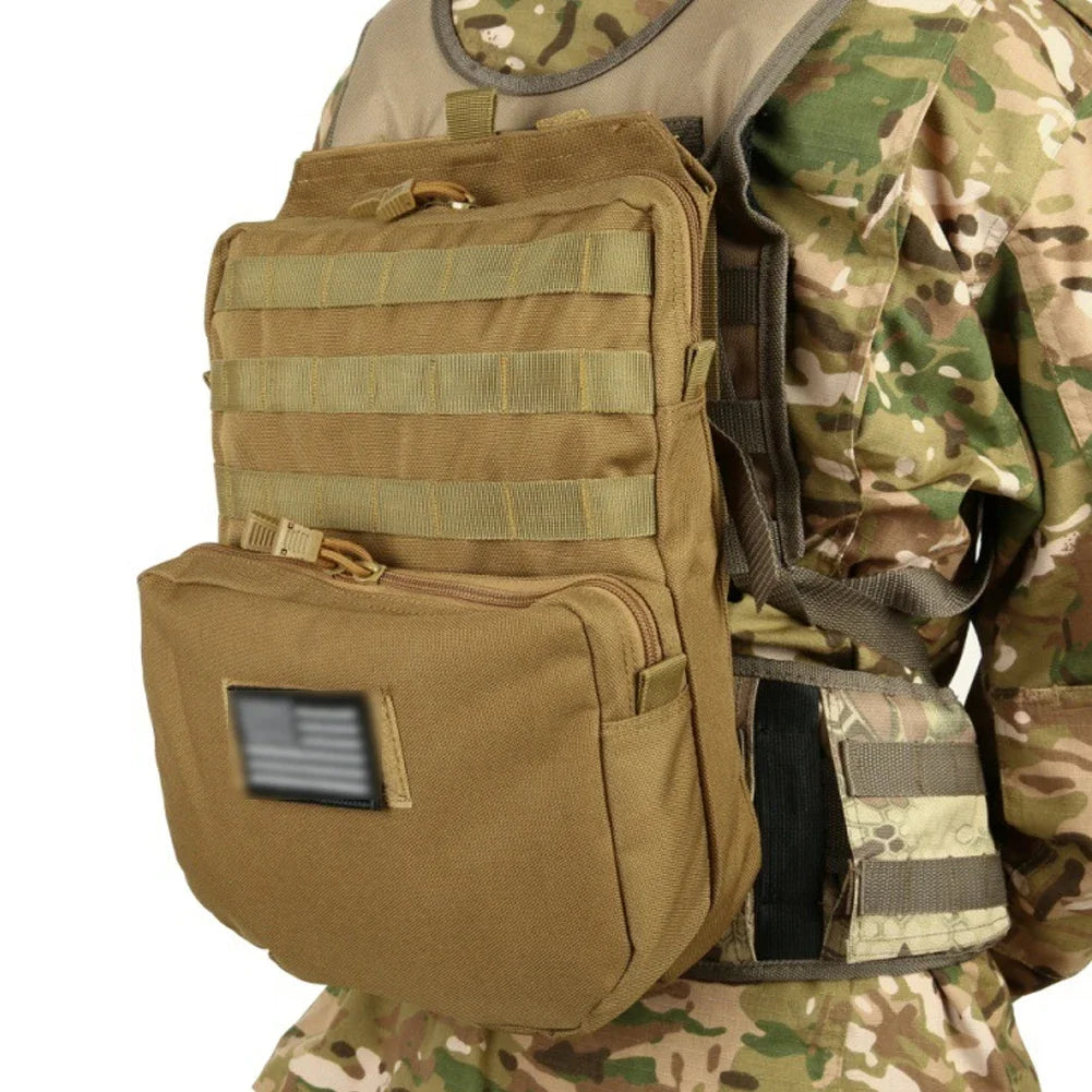 Simple Lightweight Outdoor Tactical Molle Backpack Airsoft Bag Hunting Combat Equipment Vest EDC Accessories Nylon Bag
