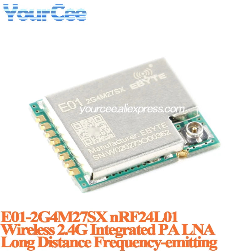 2pcs/1pc E01-2G4M27D E01-ML01DP5 E01-2G4M27SX nRF24L01P nRF24L01 PA LNA Long Range 2.4GHz SPI DIP IoT Wifi Wireless Module