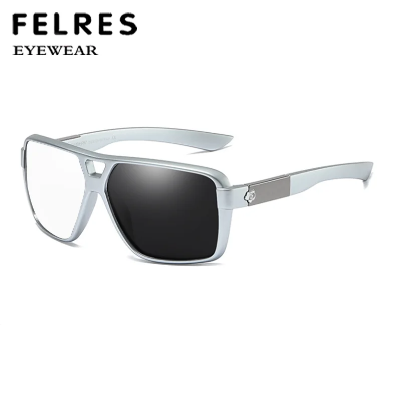 Sport Large Frames Photochromic Reading Glasses Men Clear Lens Color Changing Optical Eyeglasses Readers Customized Diopter +1.5