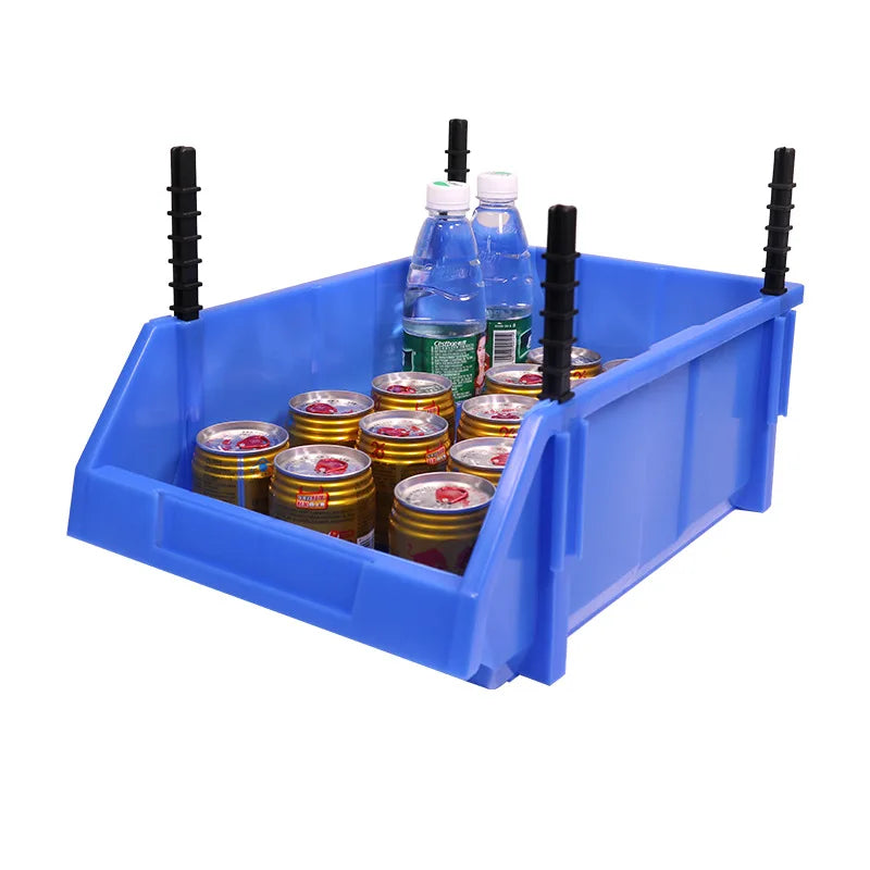 Large Size Combination Hardware Screw Storage Box Plastic Parts Box egory Material Box with Column Slanted Mouth Der Sle