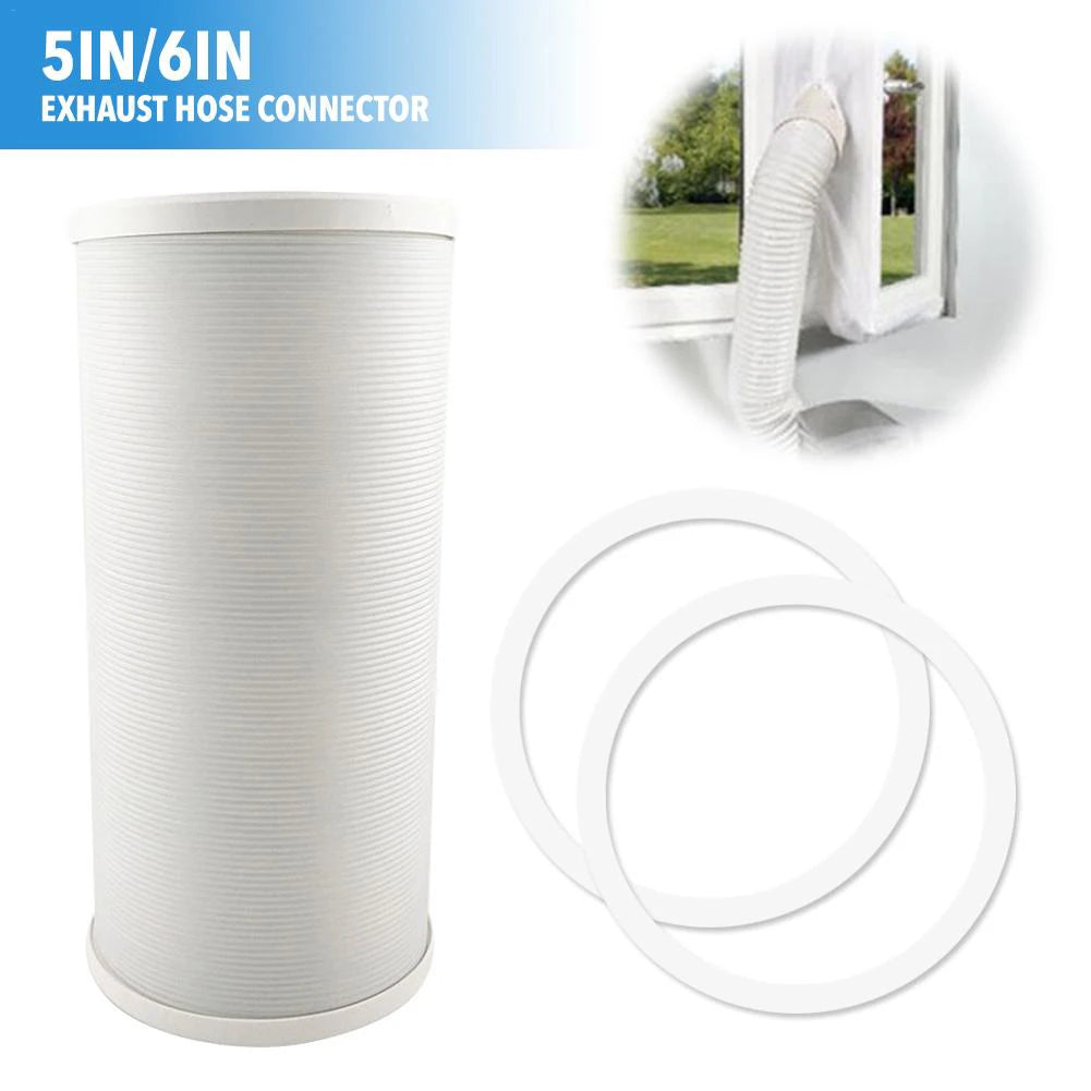 2pcs Air Conditioner Exhaust Hose Connector For Midea Air Conditioner Vent Hose Duct Outlet Air Conditioning